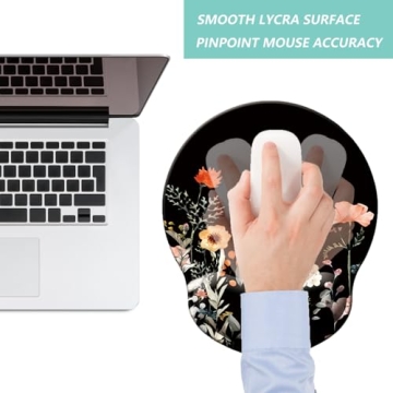 Memory Foam Wrist Support Mouse Pad Ergonomic Non-Slip