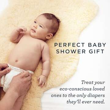 Esembly Cloth Diaper Try-It Kit - Eco-Friendly Gift Set with Organic Diapers