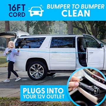 ThisWorx Car Vacuum 2.0 High Power Suction with LED Light