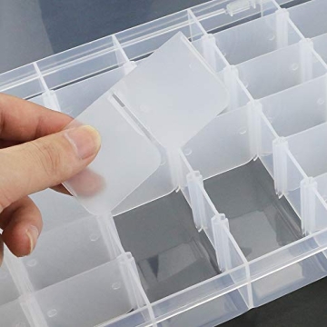 Neworkg 36 Compartment Organizer Box for Tackle Jewelry