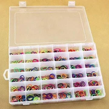 Neworkg 36 Compartment Organizer Box for Tackle Jewelry