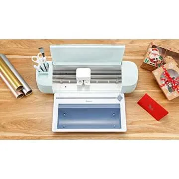 Rancovy Vinyl Roll Holder with Built in Trimmer for Cricut Maker 3 and Cricut Explore 3, Perfect for Clean Precise Cuts of Smart Vinyl and Heat Transfer Vinyl Iron On