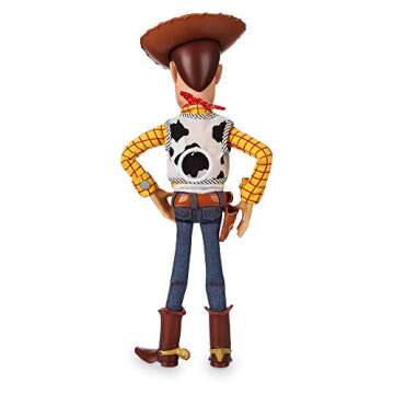 Disney Store Official Sheriff Woody Talking Action Figure from Toy Story, Features Sounds and Phrases from The Movies, Interacts with Other Figures and Toys