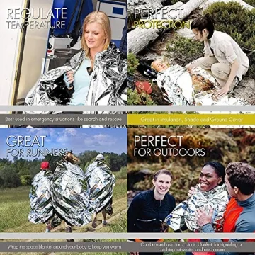 Stay Warm with EVERLIT Mylar Emergency Thermal Blankets