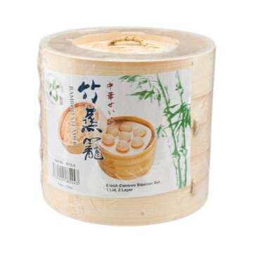 Hinomaru Bamboo Steamer Basket for Dim Sum and Vegetables