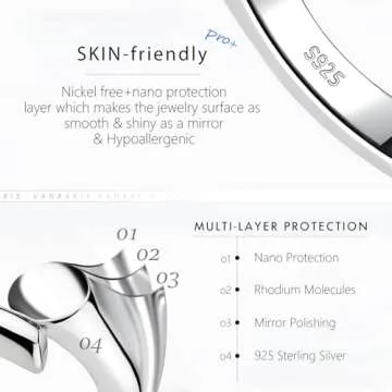 925 Sterling Silver Necklace Extender Set for Layered Looks