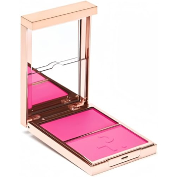 Patrick Ta Major Headlines - Double-Take Creme & Powder Blush Duo - Vibrant Blue Pink