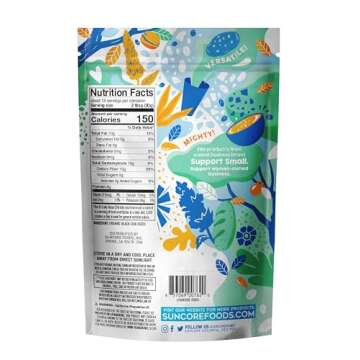 Suncore Foods Organic Black Chia Seeds, Gluten-Free, Non-GMO, 15oz (1 Pack)