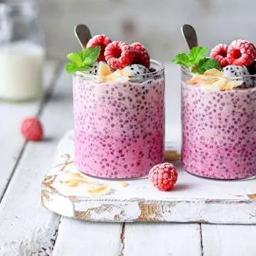 Suncore Foods Organic Black Chia Seeds, Gluten-Free, Non-GMO, 15oz (1 Pack)