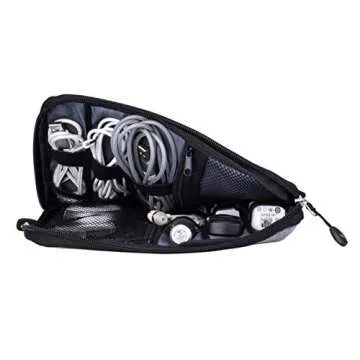 Travel Cable Organizer Bag Waterproof & Compact for Electronics