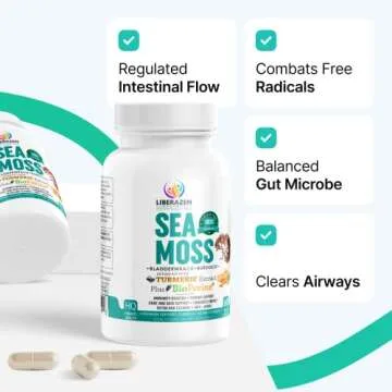 Organic Sea Moss Capsules for Energy & Well-Being