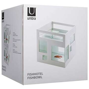 Umbra FishHotel Unique Mini Aquarium for Small Fish