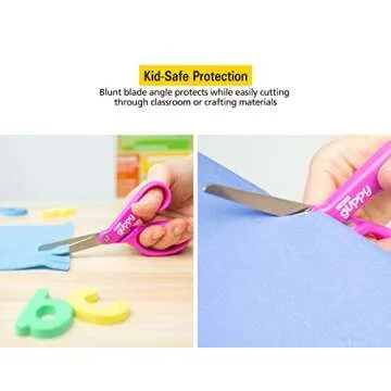 Stanley 5" Kids Safety Scissors - Assorted Colors, 8 Pack