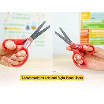 Stanley 5" Kids Safety Scissors - Assorted Colors, 8 Pack