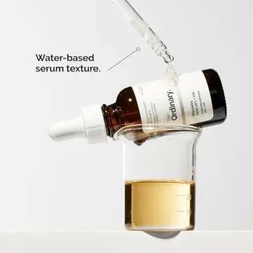 The Ordinary Mandelic Acid 10% + HA, Gentle Exfoliating Serum for Clarity and Hydration, 1 Fl Oz