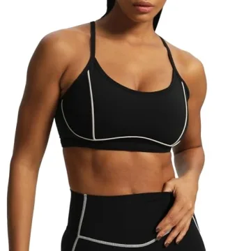 Aoxjox Women's Fitness Backless Sports Bra for All Sizes