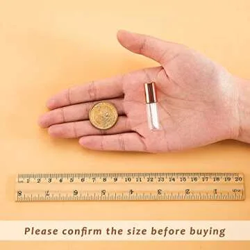 25 Pack Empty Lip Gloss Tubes for DIY Beauty