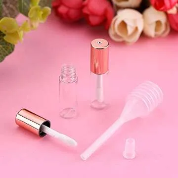 25 Pack Empty Lip Gloss Tubes for DIY Beauty