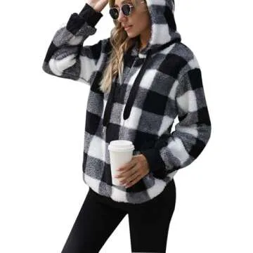 Warm & Trendy Yanekop Sherpa Hoodie for Women