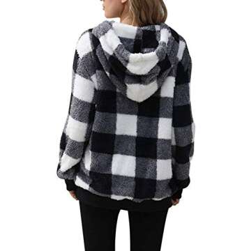 Warm & Trendy Yanekop Sherpa Hoodie for Women