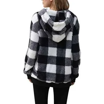 Warm & Trendy Yanekop Sherpa Hoodie for Women