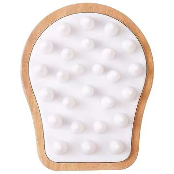 EcoTools Scalp Massager, Scalp Scrubber Stimulates & Exfoliates for Better Hair Health, Reduces Product Build-Up, Gentle Silicone Bristles Massage, Eco-Friendly & Cruelty-Free, 1 Count