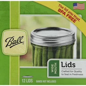 Ball Jars Wide Mouth Lids 12 Count for Preserving