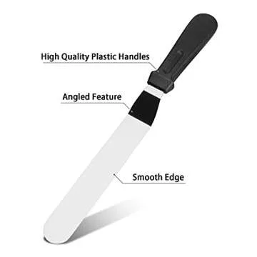 Icing Spatula Set - Stainless Steel Cake Decorators