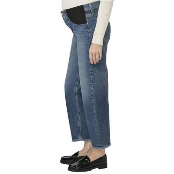 Stylish PAIGE Women's Alexis Maternity Distressed Jeans