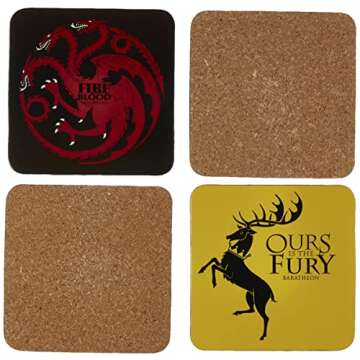 Game of Thrones: House Sigil Coaster Set