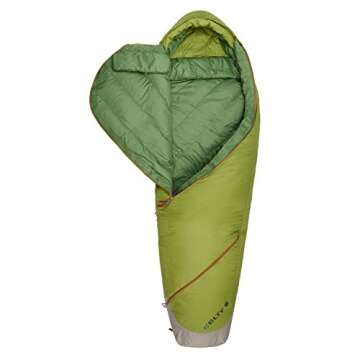 Kelty Sine Regular 20 Degree Sleeping Bag, Woodbine