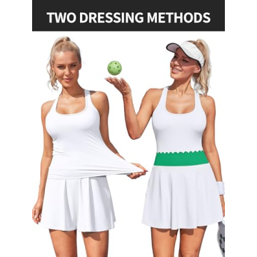 ATTRACO Stylish Tennis Dress Set for Active Women