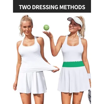 ATTRACO Stylish Tennis Dress Set for Active Women