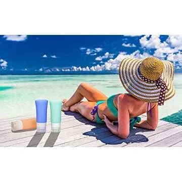 YAMYONE Travel Bottles for Toiletries, Tsa Approved Travel Bottle 3OZ Shampoo Travel Container, BPA Free Leak Proof Travel Tubs Refillable Liquid Travel Accessories for Cometic Shampoo and Lotion Soap