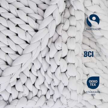Bearaby Cotton Weighted Blankets - Eco-Friendly Comfort