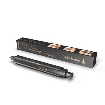 Sanfilippo Wingit Eyeliner Stamp - Perfect Wing Cat Eye Stamp, Vamp Style Wing, Waterproof & Sweatproof, Perfect Cat Eye Look, Winged Long Lasting Liquid Eye Liner Pen, Original, Three Sizes…