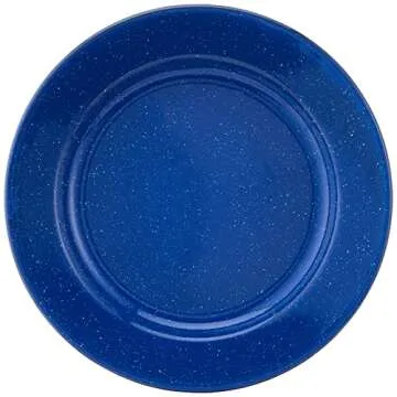 Coleman 12-Piece Enamel Dinnerware Set in Blue
