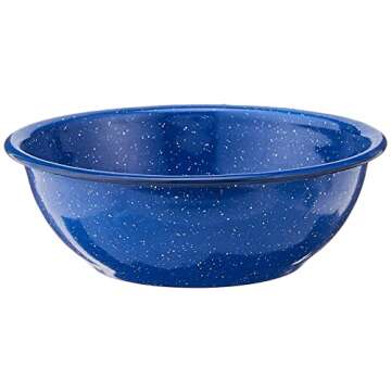 Coleman 12-Piece Enamel Dinnerware Set in Blue