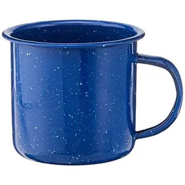 Coleman 12-Piece Enamel Dinnerware Set in Blue