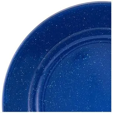 Coleman 12-Piece Enamel Dinnerware Set in Blue