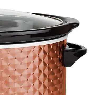 Brentwood Select Slow Cooker 7 Quart Copper - Versatile Cooking