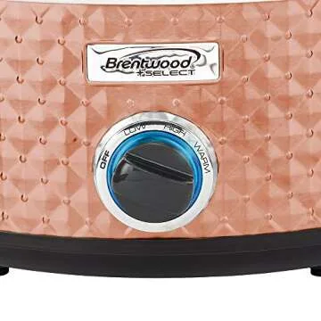 Brentwood Select Slow Cooker 7 Quart Copper - Versatile Cooking