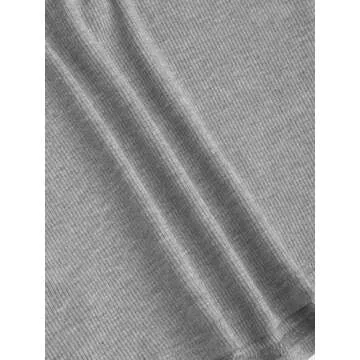 Avanova Women's Colorblock Basic Raglan Tee Short Sleeve Round Neck Slim Fit Crop Top T Shirt Grey Black X-Small