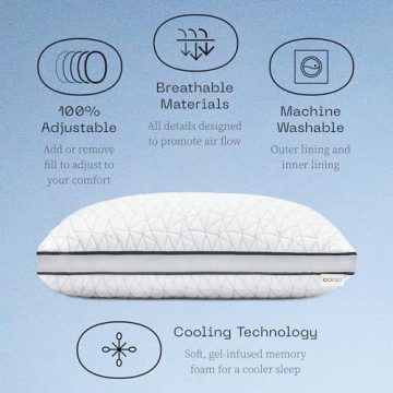 Coop Home Goods Eden Adjustable Memory Foam Pillow