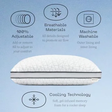 Coop Home Goods Eden Adjustable Memory Foam Pillow