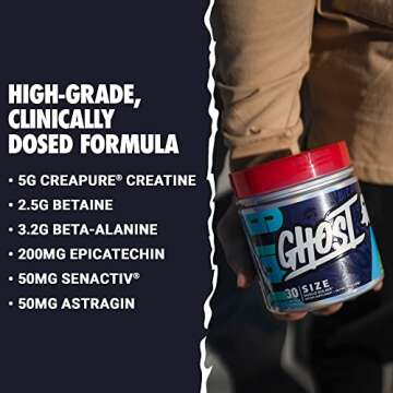 GHOST Size Muscle Builder - Lime Flavor, 30 Servings