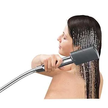 Conair CHDS14 INFINITIPRO Hydro-Detangler Showerhead, Chrome Finish