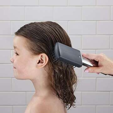 Conair CHDS14 INFINITIPRO Hydro-Detangler Showerhead, Chrome Finish