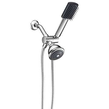 Conair CHDS14 INFINITIPRO Hydro-Detangler Showerhead, Chrome Finish