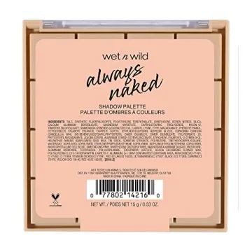 Wet n Wild Always Naked Palette Nude Neutral Eye Makeup